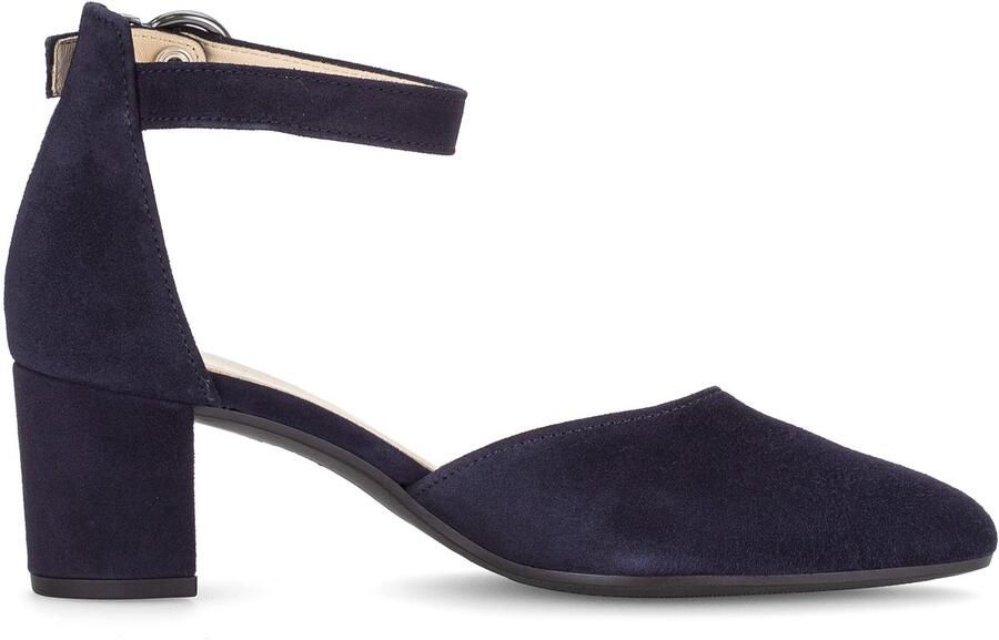 Gabor art. 3002.01.001 blauw nubuck dames pump