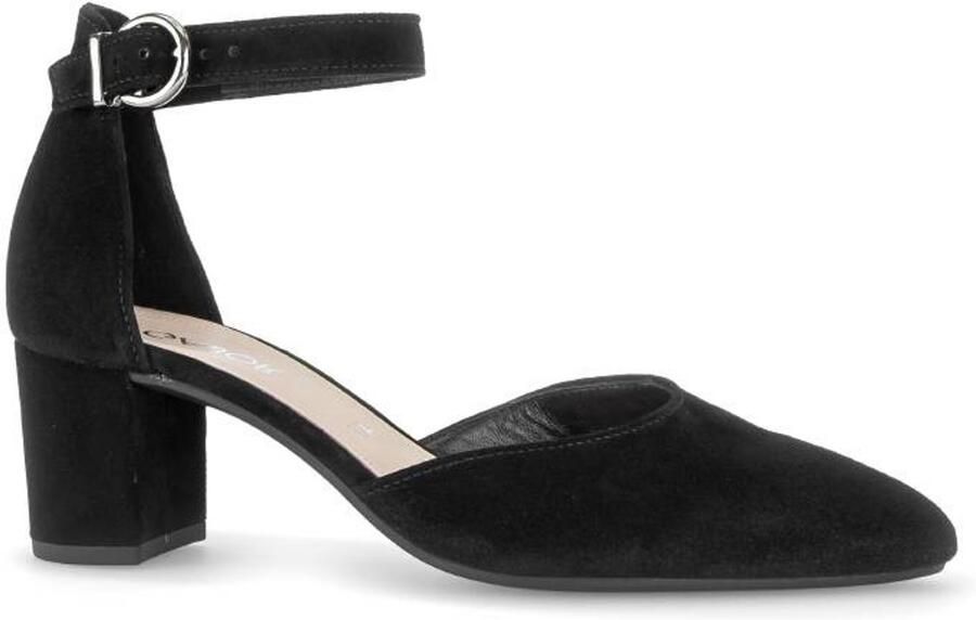 Gabor art. 3002.01.002 zwart nubuck pump dames