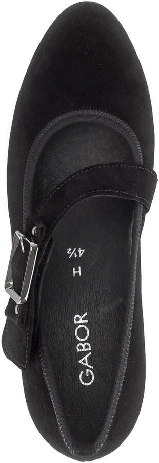 Gabor art. 3013.01.001 pump zwart nubuck dames H leest