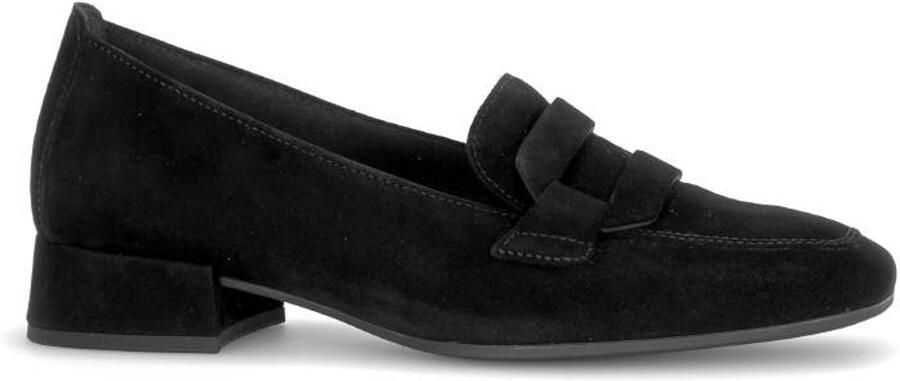 Gabor art. 4002.01.010 zwart nubuck instapper dames