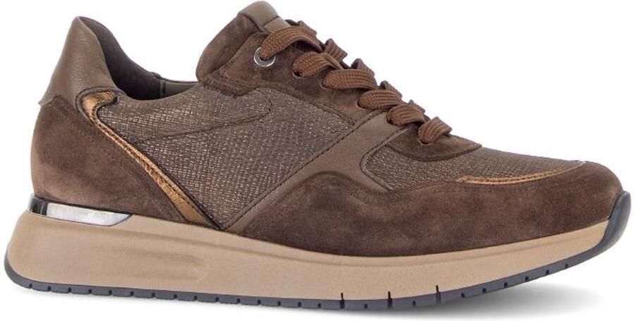 Gabor art. 6022.02 002 bruin sneaker dames