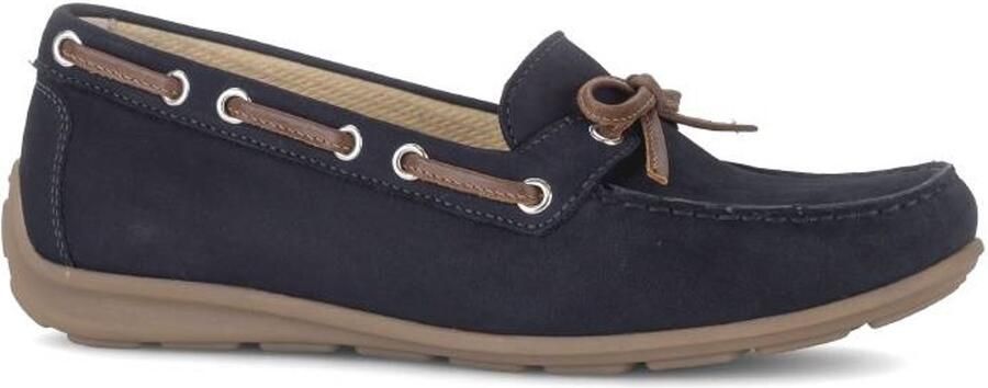 Gabor art. 82.442 46 blauw suede instapper dames