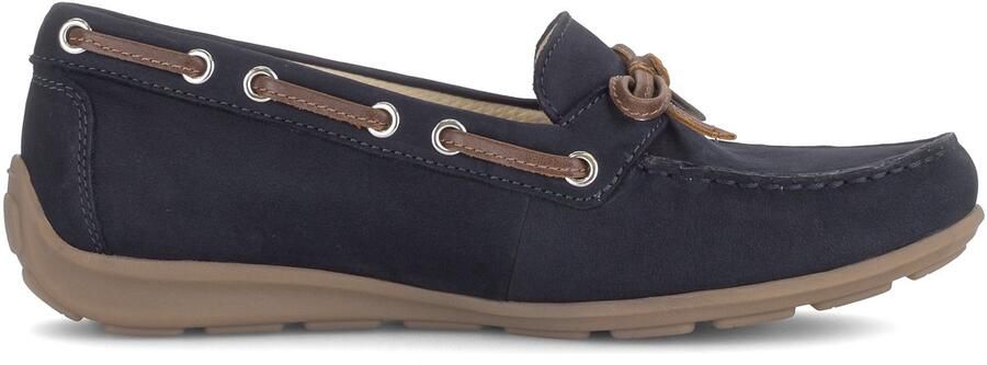Gabor art. 82.442 46 blauw suede instapper dames