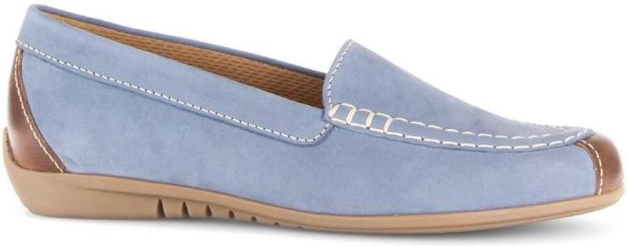 Gabor art. 84.260 10 lichtblauw nubuck instapper dames