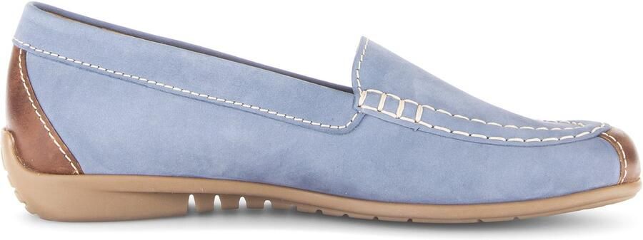 Gabor art. 84.260 10 lichtblauw nubuck instapper dames