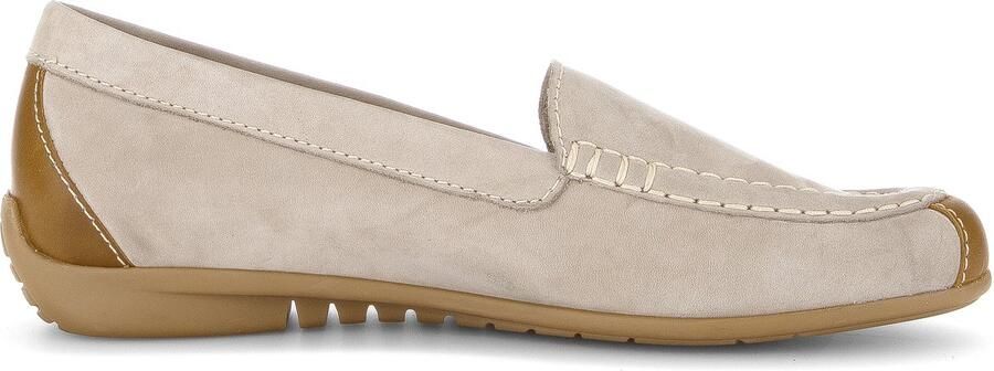 Gabor art. 84.260 12 zand nubuck cognac leer instapper dames