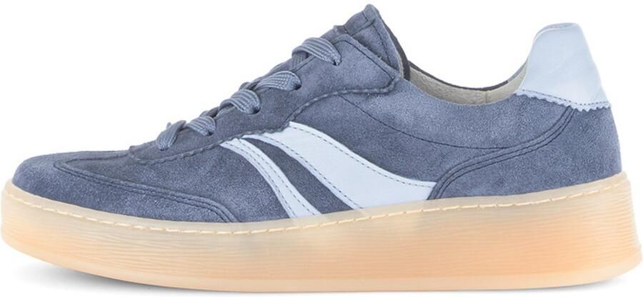 Gabor art 86.475 36 sneaker-suede-jeansblauw-dames