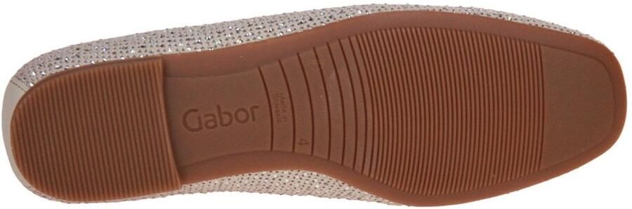 Gabor Ballerina Beige Steentjes