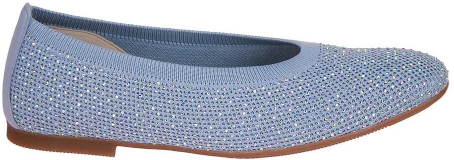 Gabor Ballerina Blauw Steentjes