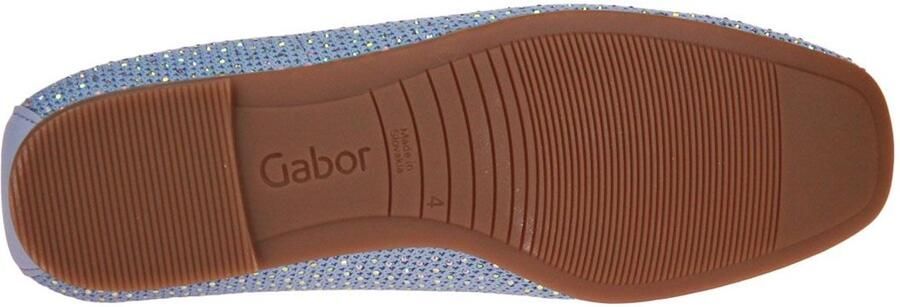 Gabor Ballerina Blauw Steentjes