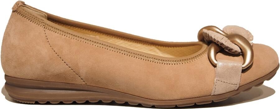 Gabor beige dames instappers
