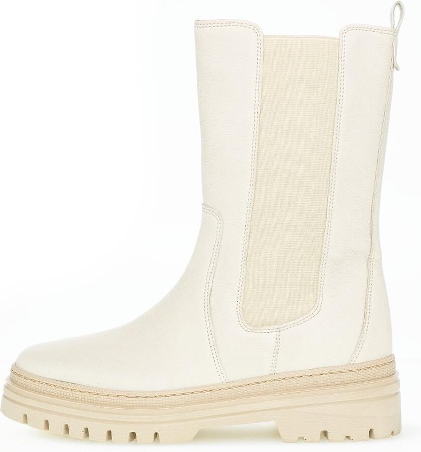 Gabor Best Fitting Beige Halflange Laars Uitneembaar Voetbed