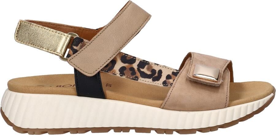 Gabor Dames sandalen beige Panterprint Artikel - Foto 3