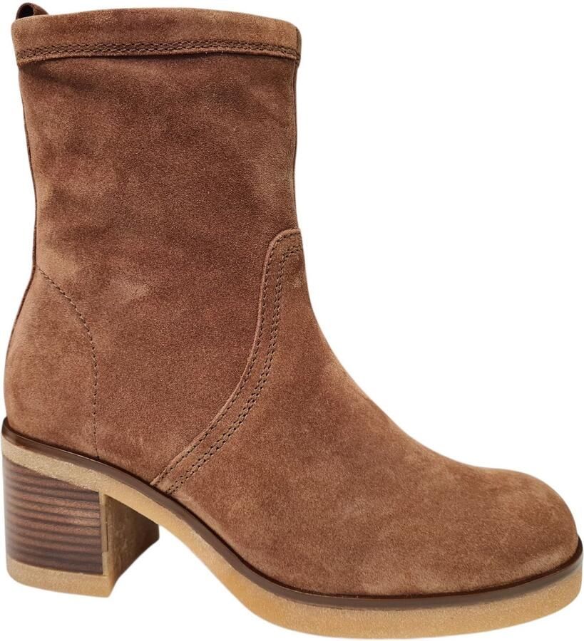 Gabor Bruine Suede Dames Laarzen Bruin