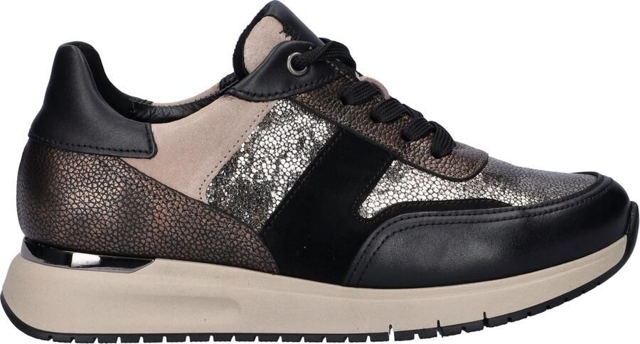 Gabor Comfort Optifit dames sneaker Zwart multi