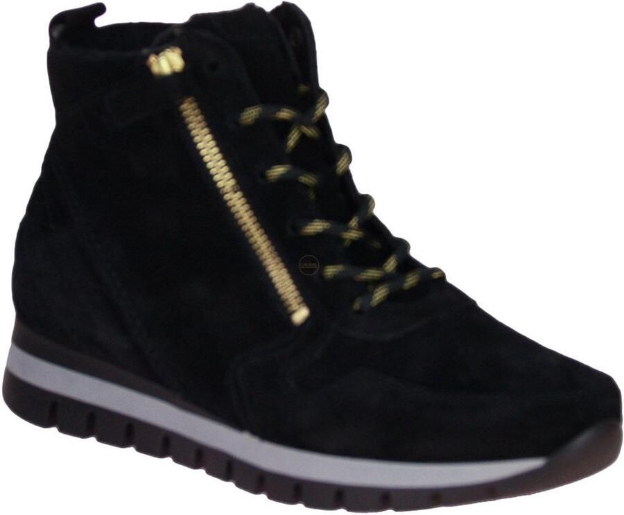 Gabor Comfort Sneaker Zwart H-leest