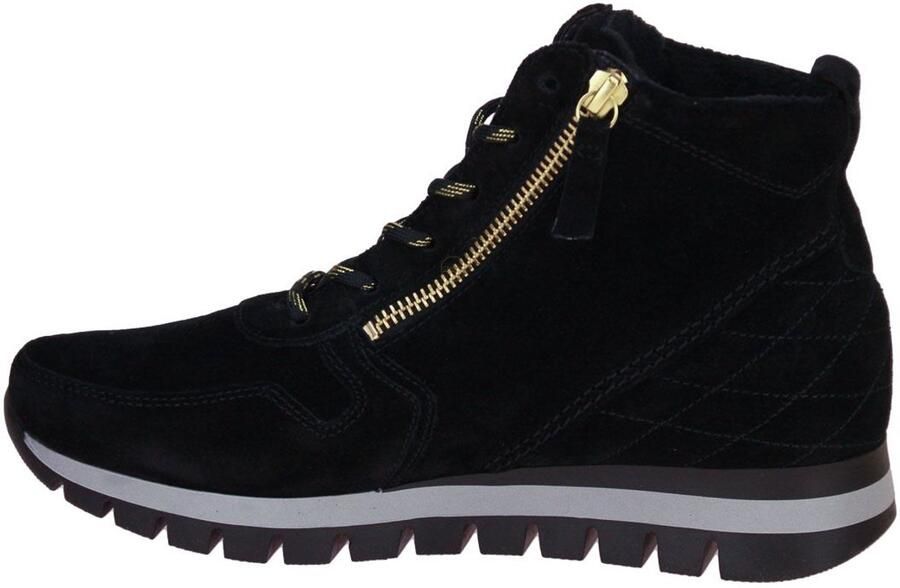 Gabor Comfort Sneaker Zwart H-leest