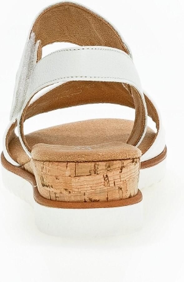 GABOR Sandalen met Hak Dames 751.1 Maat: 38 5 Materiaal: Leer Kleur: Wit - Foto 8