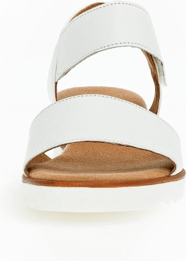 GABOR Sandalen met Hak Dames 751.1 Maat: 38 5 Materiaal: Leer Kleur: Wit - Foto 6