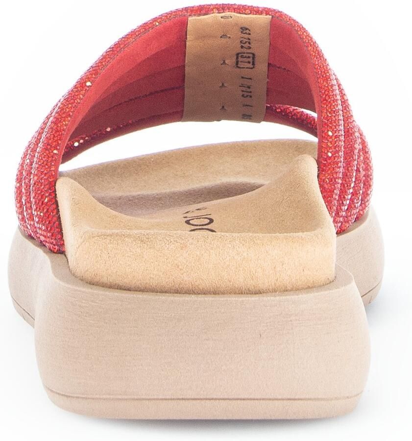 Gabor Slippers plateau zomerschoen slippers met best fitting-uitrusting
