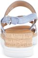 Gabor Damen Sandalette Florenz in blau - Blauw