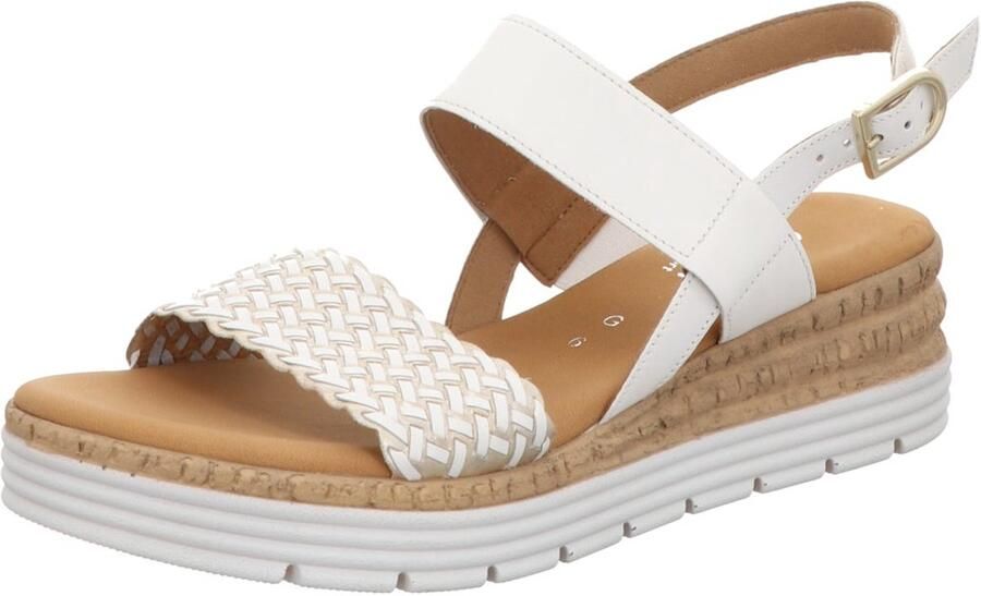 Gabor Damen Sandalette Genua in weiss