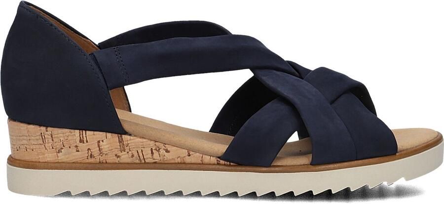 GABOR Sandalen met Hak Dames 782 35 5 Suède Donkerblauw