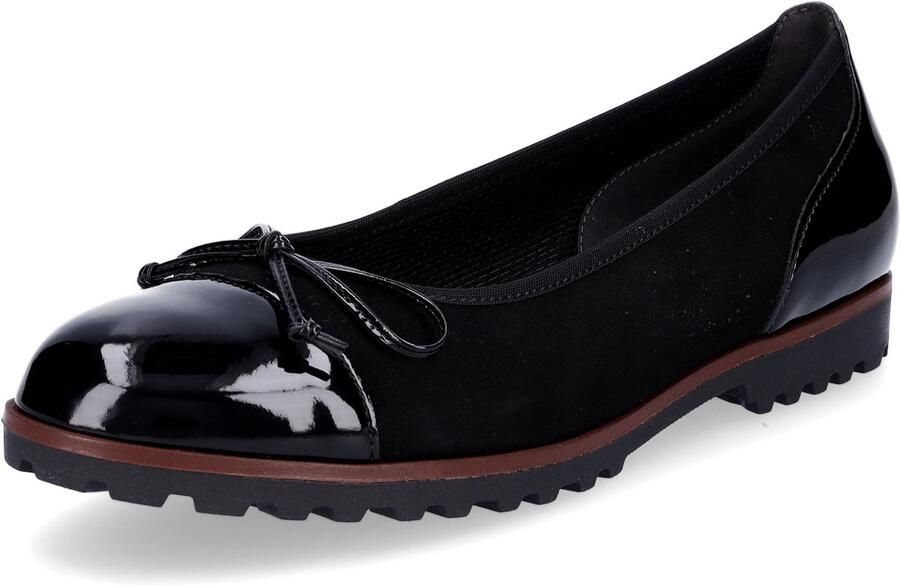 Gabor Elegante zwarte ballerina`s voor vrouwen Black Dames