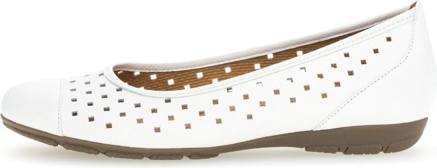 Gabor Dames Hovercraft Ballerina Schoenen White Dames - Foto 7