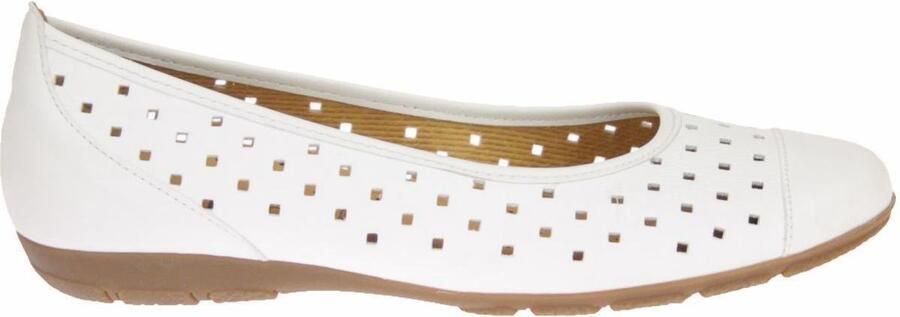 Gabor Ballerina Shoes w holes Wit Dames - Foto 8