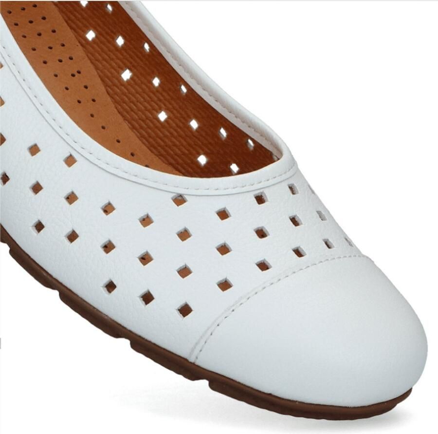 Gabor Ballerina's Slipper vrijetijdsschoen lage schoen met luchtig gaatjespatroon - Foto 2