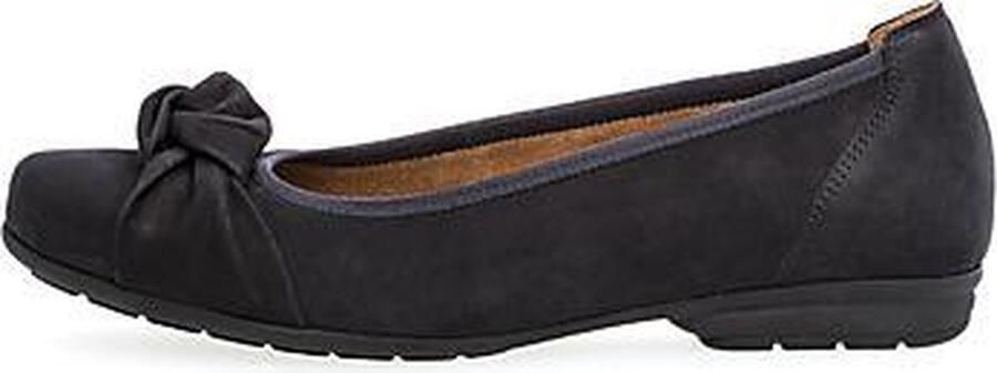 Gabor Ballerina's Florence Business schoenen slippers met modieuze knoop breedte G