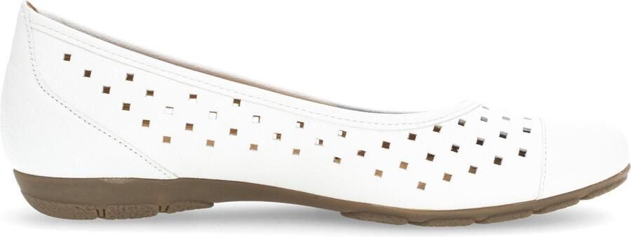 Gabor Ballerina's Slipper vrijetijdsschoen lage schoen met luchtig gaatjespatroon - Foto 4