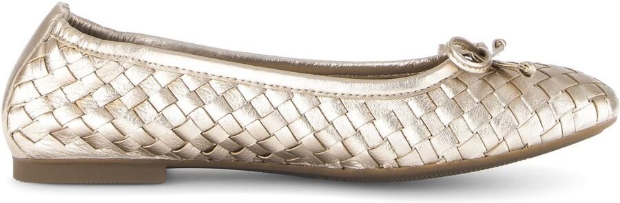 Gabor 84.145.62 metallic gold elegante dames ballerina - Foto 2