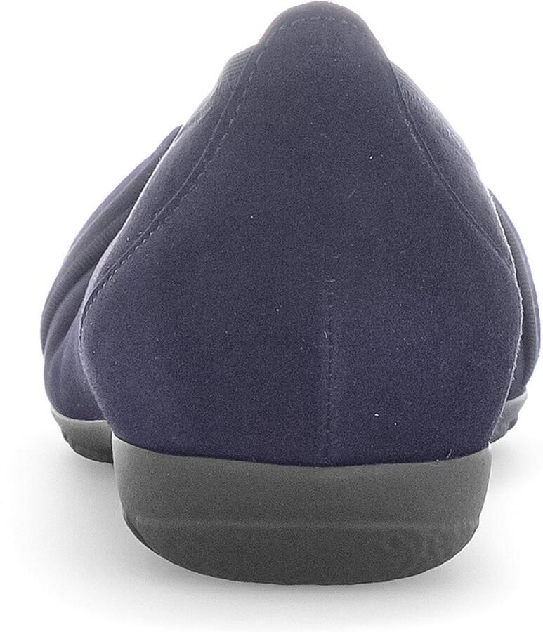 Gabor Ballerina's Platte schoenen slipper met comfortabele elastische afwerking