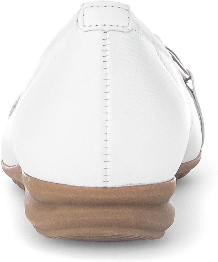 Gabor Ballerina's Florence Trouwschoen platte schoenen slippers met elegante sierketting