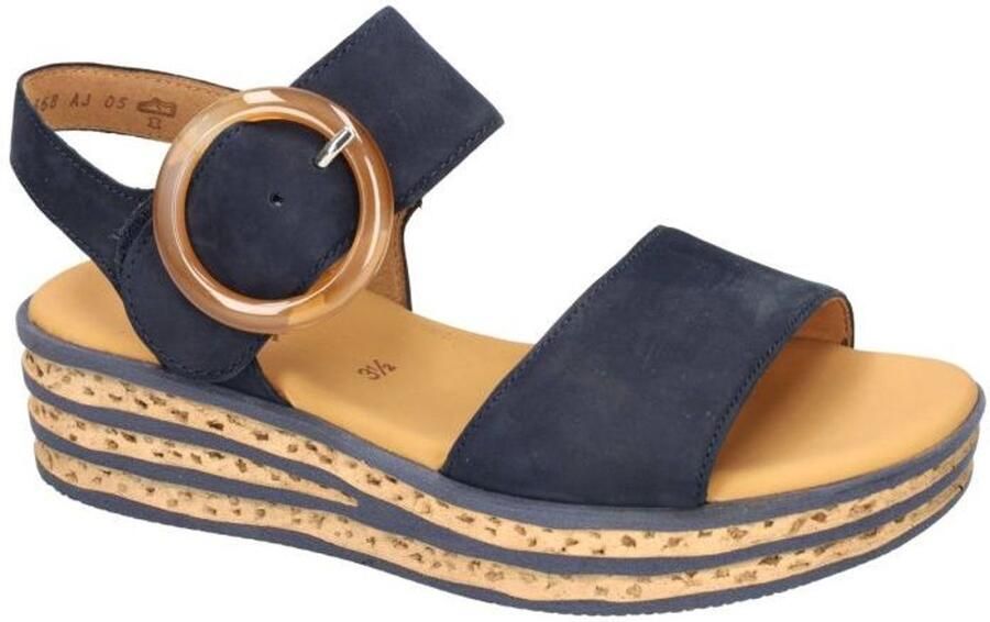 Gabor -Dames blauw donker sandalen