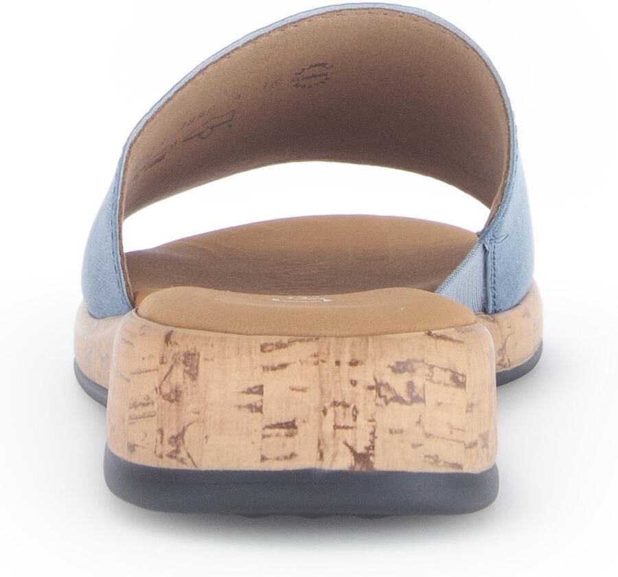 Gabor -Dames blauw slippers & muiltjes