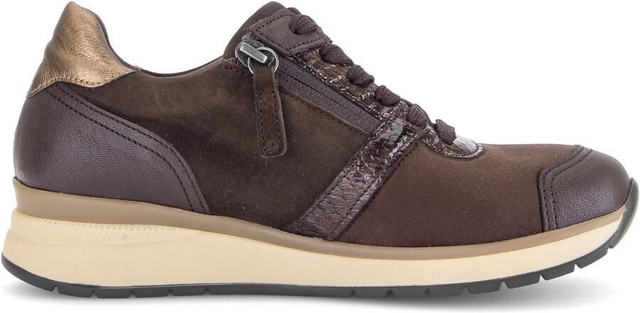 Gabor art. 6020.01.003 bruin sneaker dames K leest