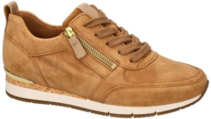 Gabor -Dames camel sneakers