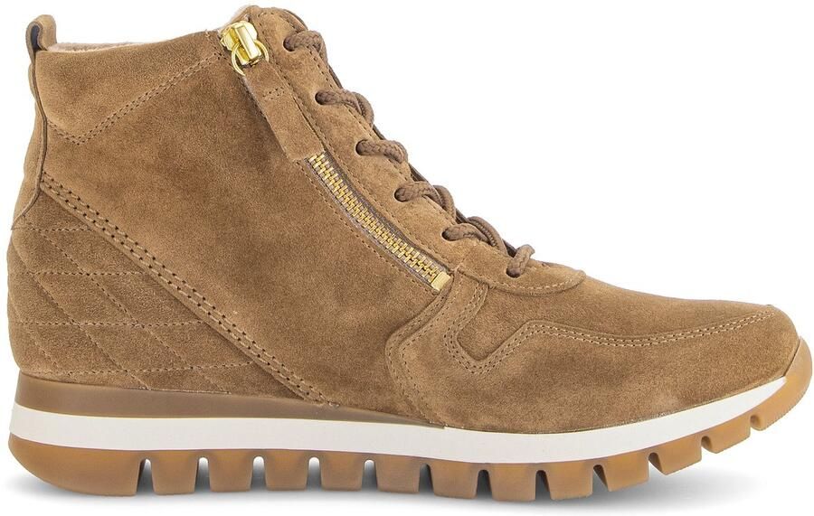 Gabor -Dames camel sneakers