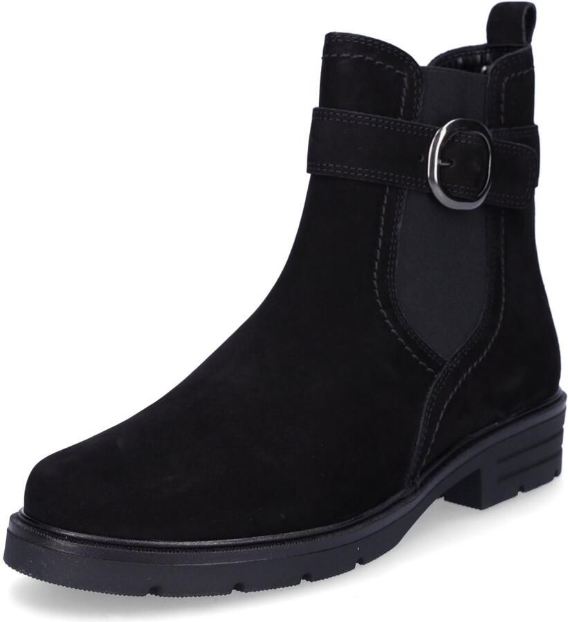 GABOR Enkellaarsjes Dames 653.1 Maat: 39 Materiaal: Leer Kleur: Zwart - Foto 3