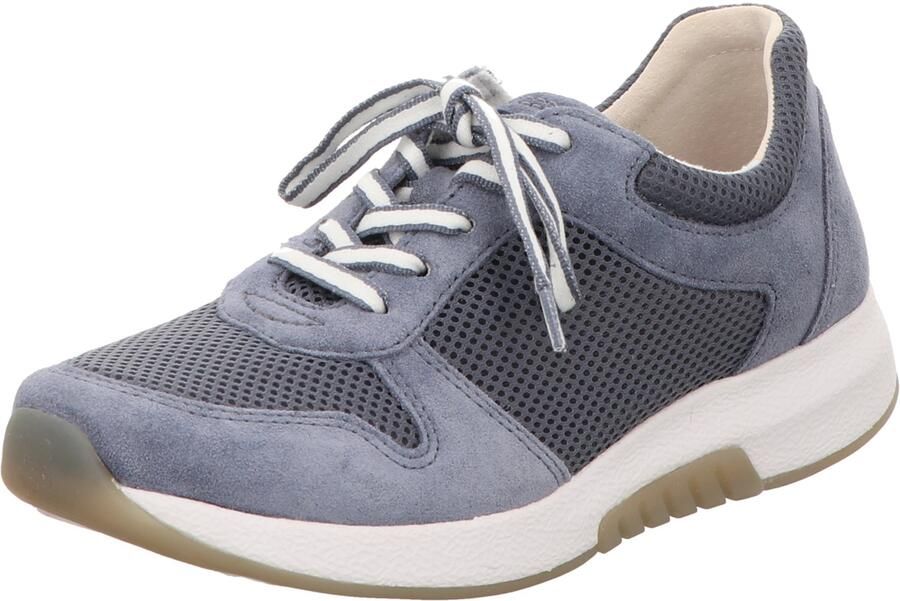 Gabor Dames Comfort veterschoenen blauw