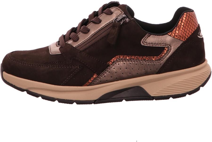 Gabor Rollingsoft Sneakers met sleehak veterschoen halfhoge schoen vrijetijdsschoen met extra ritssluiting - Foto 4