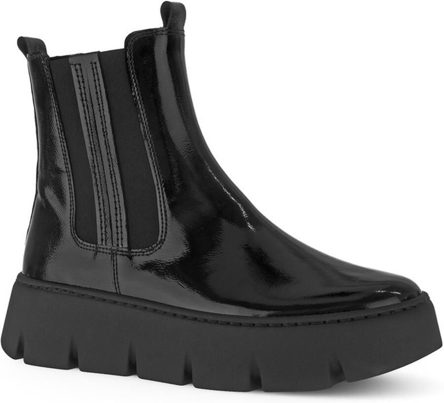 GABOR Enkelboots Dames 743.2 Maat: 37 5 Materiaal: Lakleer Kleur: Zwart - Foto 2