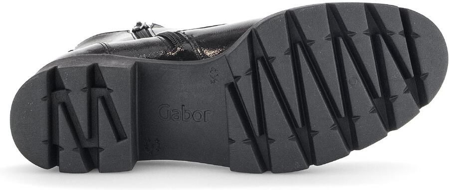 Gabor veterboot 71.711.97 Zwart lak