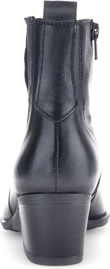 GABOR Enkellaarsjes Dames 682 Maat: 36 Materiaal: Leer Kleur: Zwart - Foto 4