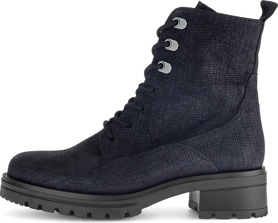 Gabor Veterschoenen Kreta blokhak veterschoen comfort schoen in breedte g (= breed)