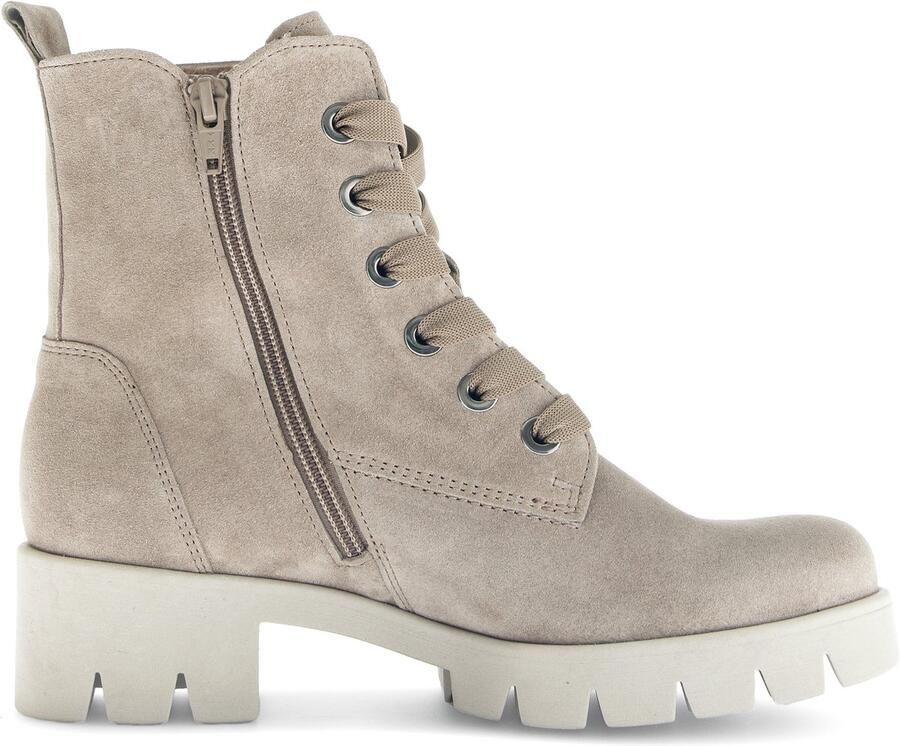 Gabor Veterboot 71.711.12 Kiesel Beige Nubuck