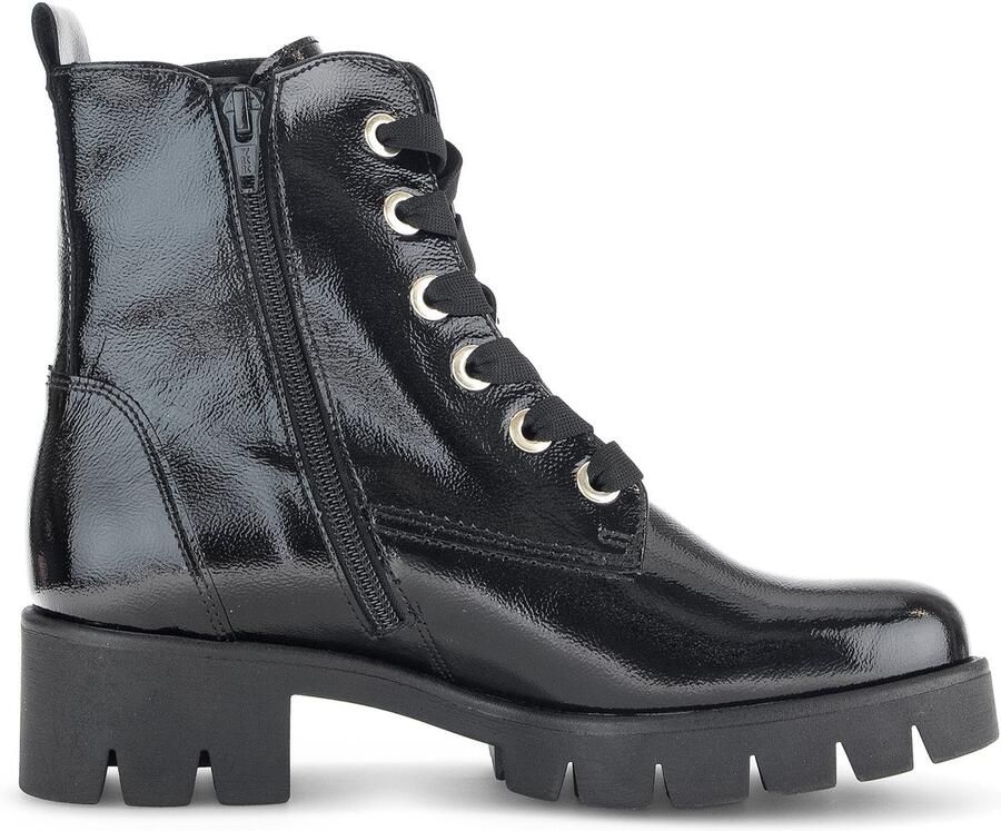 Gabor veterboot 71.711.97 Zwart lak